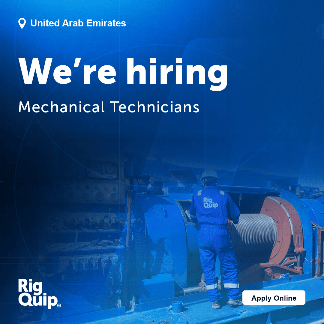 We’re Hiring Mechanical Technicians in the UAE